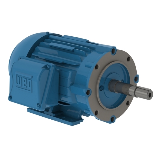 W22 Close Coupled Pump JM NEMA Premium Efficiency 1.5 HP 4P 143/5JM 3Ph 575 V 60 Hz IC411 - TEFC - Foot-mounted