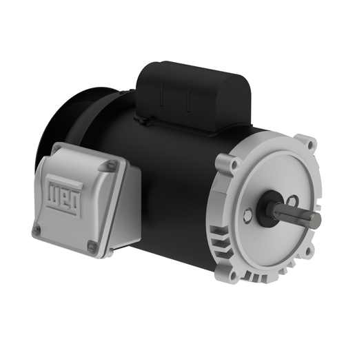 Rolled Steel 1.5 HP 4P 56C 1Ph 115/208-230 V 60 Hz IC411 - TEFC - Footless