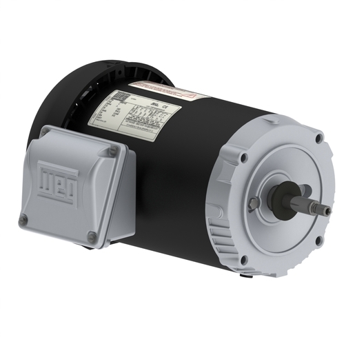 Rolled Steel Jet Pump - J type Standard Efficiency 0.75 HP 2P W56J 3Ph 208-230/460//190-220/380-415 V 60 Hz IC411 - TEFC - Footless