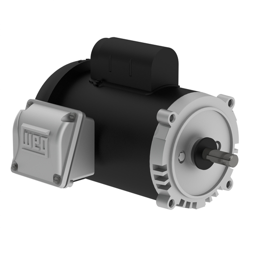 Rolled Steel Jet Pump - C type 0.5 HP 2P W56C 1Ph 115/208-230 V 60 Hz IC411 - TEFC - Footless