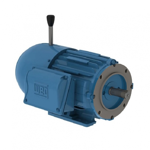 W22 Brake Motor NEMA Premium Efficiency 2 HP 4P 143/5TC 3Ph 575 V 60 Hz IC411 - TEFC - Foot-mounted