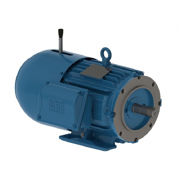 W22 Brake Motor NEMA Premium Efficiency 5 HP 4P 182/4TC 3Ph 575 V 60 Hz IC411 - TEFC - Foot-mounted