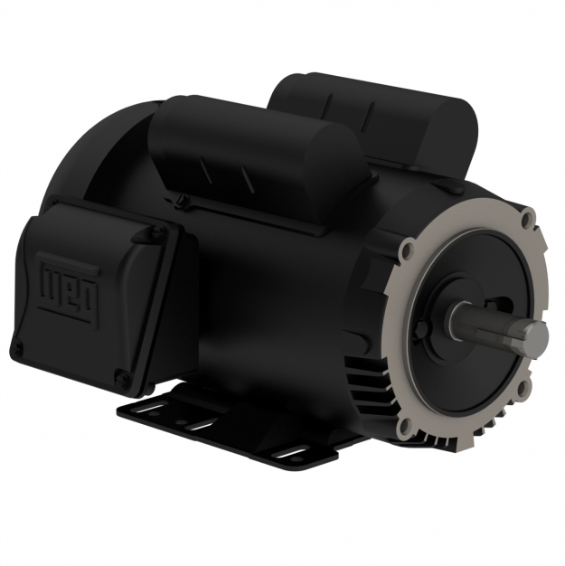 ELECTRIC MOTOR SINGLE PHASE 0.5 HP 06 56C 115/208-230 WCF2 60Hz F-1/B34R(D) IP55 113626.2026 10014559739 PREMIUM EFFICIENCY ROLLED STEEL SINGLE P
