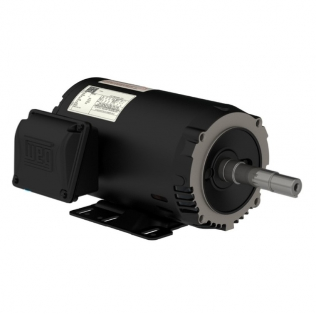 ELECTRIC MOTOR THREE PHASE 2 HP 04 143/5JM 208-230/460//190-220/380-415 WCA2 60Hz F-1/B34R(D) IP21 DIMENSIONS ACC. CONFIGURATION NEMA PREMIUM EFF