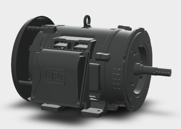 ELECTRIC MOTOR THREE PHASE 30 HP 02 284/6JP 575 C/W 6 leads 60Hz V18 IP23 W40 NEMA PREMIUM EFFICIENCY WFA2