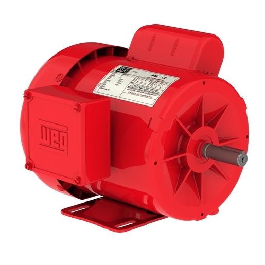Farm Duty 1 HP 4P F143T 1Ph 115/230 V 60 Hz IC411 - TEFC - Foot-mounted