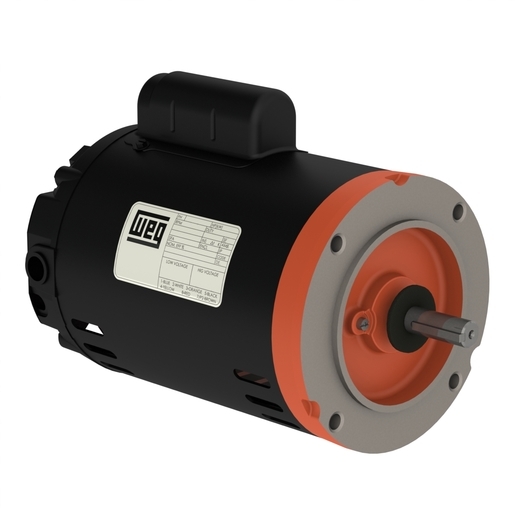 Wjet Pump Start Capacitor 1.5 HP 2P E56C 1Ph 115/208-230 V 60 Hz IC01 - ODP - Footless