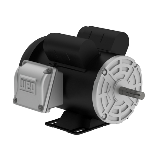 ELECTRIC MOTOR SINGLE PHASE 0.33 HP 04 W56 115/208-230 WCF2 60Hz F-1/B3R(D) IP55 DIMENSIONS ACC. CONFIGURATION PREMIUM EFFICIENCY ROLLED STEEL SI
